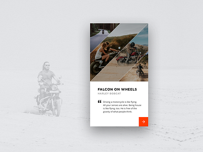 RiderMania app branding card concept dailyui design digital event flat minimal ui ux