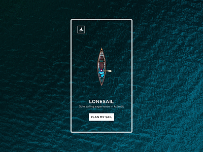 Lonesail app concept dailyui design flat interface ios minimal mobile product design travel ui ux uxdesign web