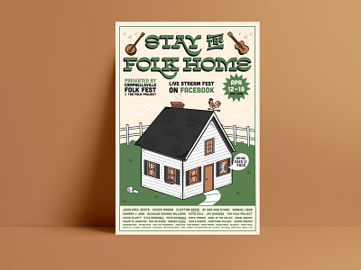 Stay the Folk Home Poster