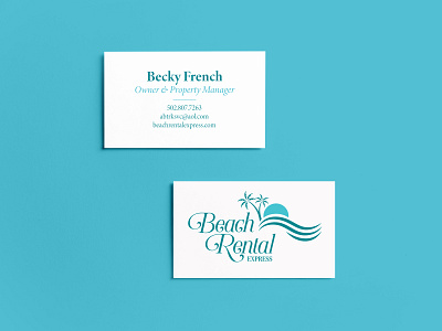 Beach Rental Express identity design