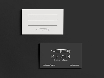 M.D. Smith Benchmade Knives archive brand identity brand identity design branding business cards design illustration logo logo design logo design branding typography vector