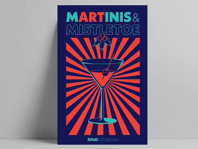 Martinis & Mistletoe brand identity brand identity design branding christmas party design holidays illustration lettering poster typography vector
