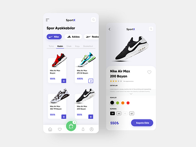 Shoes App Design