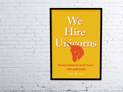 Unicorn inspiration orgsync poster print