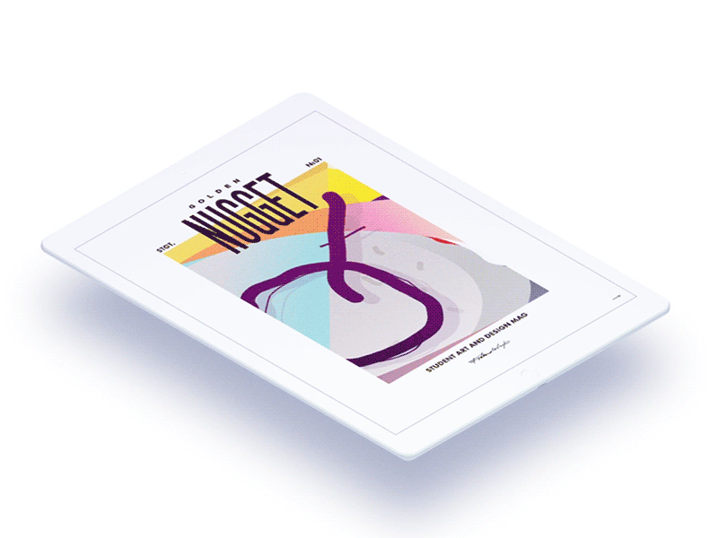 Golden Nugget | Title digital magazine online magazine uiux