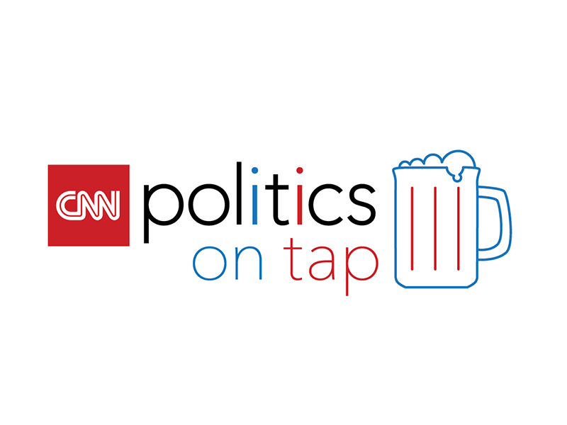 Politics on tap design gif logo politics