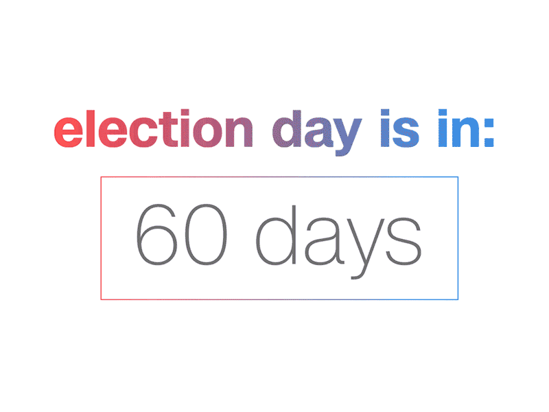Election day countdown