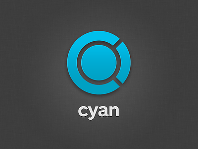 Cyan logo blue cyan logo