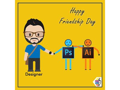 Designer's Friendship Day friendship day graphics illustration illustrator photoshop vector