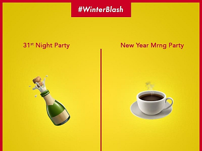 This season 31st Party vs. 1 Jan. Morning Party 😜 - @creatosign