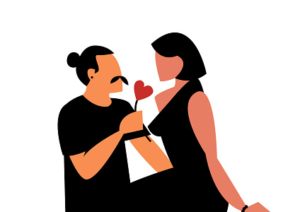 be my valentine couples dribbble invitation illustration love lovers minimal relationship valentine valentine day