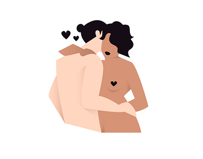 Be my valentine couples design female friendship illustration minimal nude relationship valentine