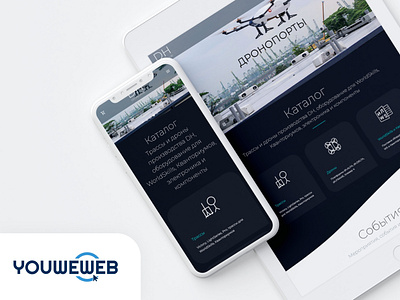 Наша новая работа 💪🏻 Сайт для компании "Дронсхаб" г Екатеринбу ui website website design wordpress wordpress design
