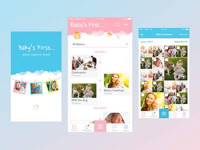 Baby's First, Mobile App Timeline