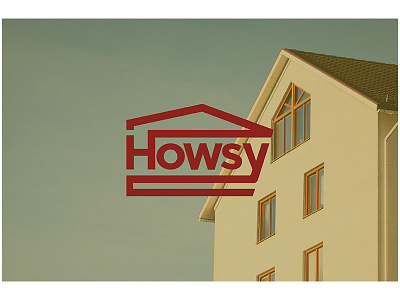 Howsy building home illustrator logo logodesign logoinspiration rental