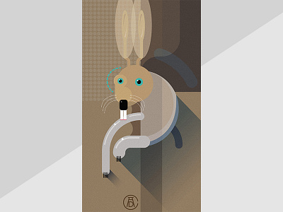 Homage to Albrecht 2d artwork character design digital flat design illustration