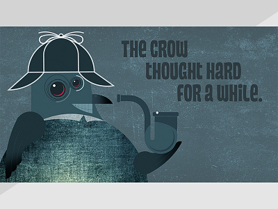 Thirsty Crow 5 2d artwork character design digital flat design illustration