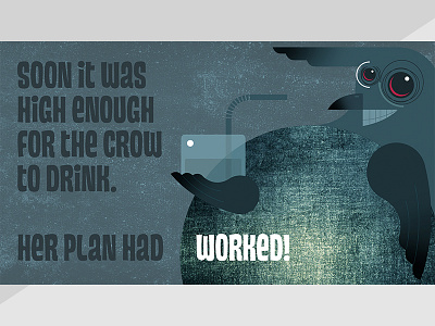 Thirsty Crow 6 2d artwork character design digital flat design illustration