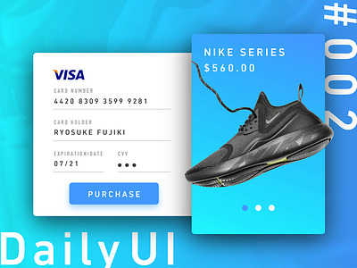 Daily UI 002 - Credit Card Checkout 002 creditcardcheckout dailyui