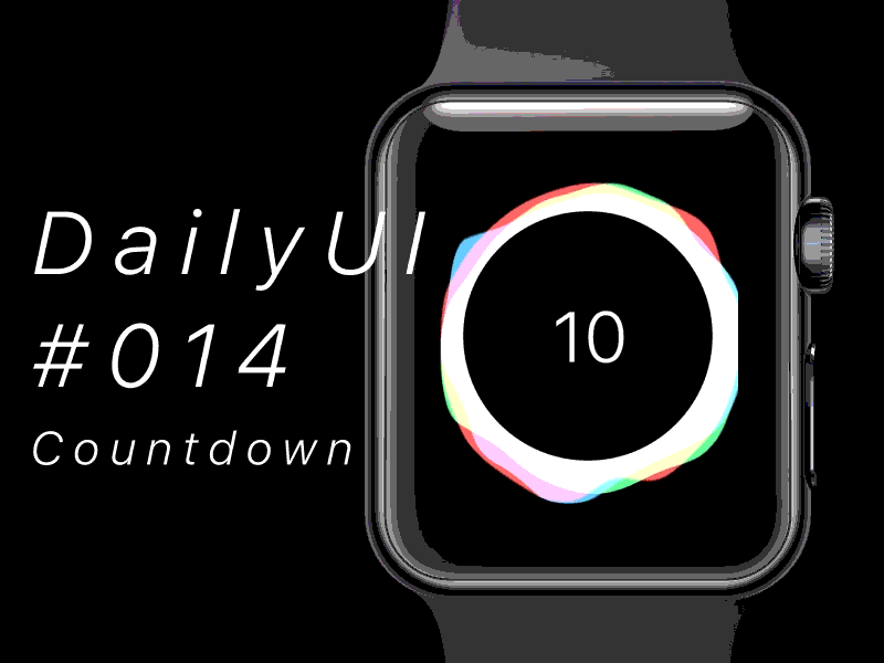 Daily UI 014 - CountDownTimer 014 countdowntimer dailyui