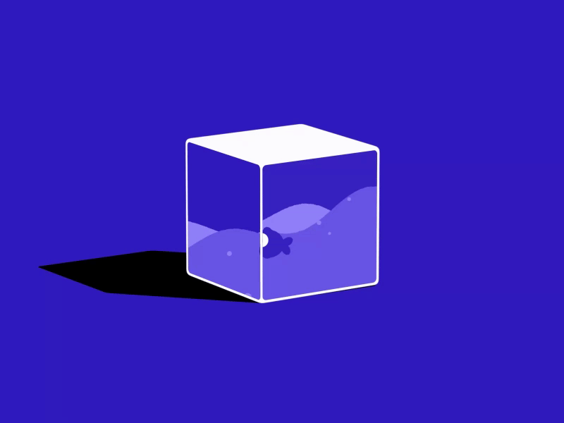 He’s a cold fish by Ravi Kiran on Dribbble