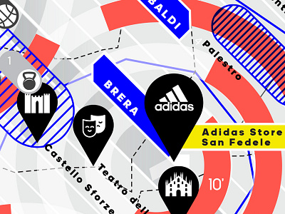 Adidas Active Milan art artwork behance contemporaryart creative illustration logo portfolio typography