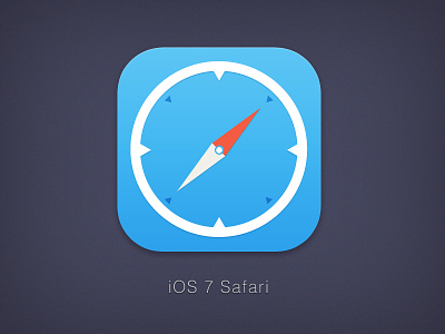 Ios7 Safari Updated app browser flat icon ios 7 iphone safari ui update
