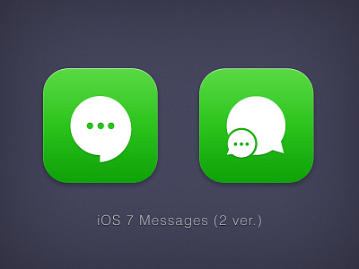 Ios7 Messages (2 versions)