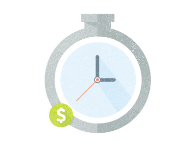 Clock Updated clock edukate flat icon illustration texture time ui valuable