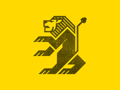 Lion Logo branding crest design lion logo mark modern proposal rejected texture unused