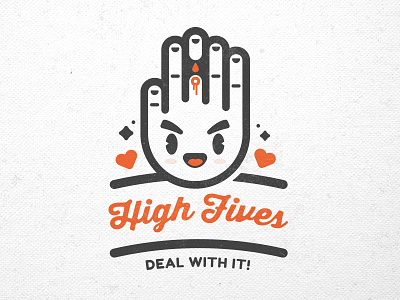 High Fives ... character design deal with it fun hand high fives illustration