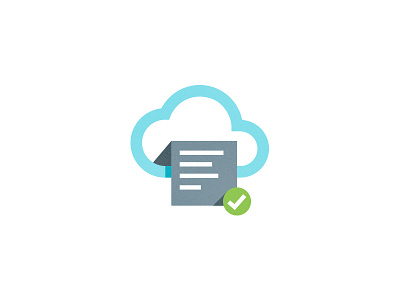 Cloud Icon cloud design document icon idea in progress save vector