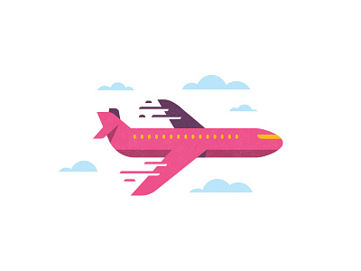 Plane & Simple airplane austin clouds design mudshock plane simple texture vacation