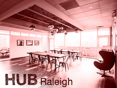 HUB Raleigh coworking photography website design