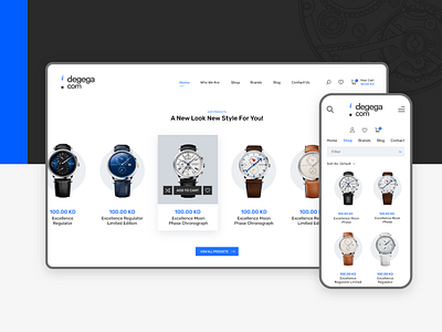 Degega.com branding design interaction interface landing page ui ux web website