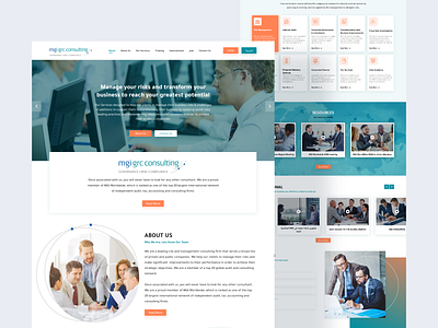 MGI Worldwide Website Landing page consultant consulting design interaction interface landing landing page mgi ui ux web website worldwide