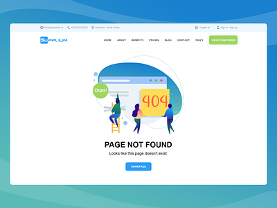 Page Not Found design interaction interface ui ux vector web website