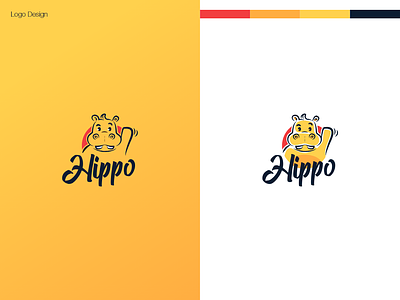 Hippo Logo Design branding design illustration logo vector