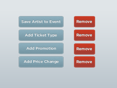 Save, Add & Remove buttons add buttons remove save