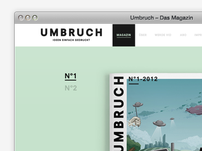 Umbruch Homepage branding clean color identity illustration interface simplicity type web white
