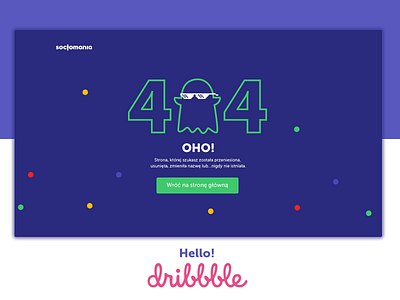 404 error page / Oho! 404 error hello dribbble snapchat ui web web design
