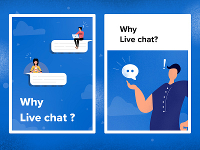 Why using live chat? 2d animation art branding design graphicdesign illustraion illustrator logo procreate redesign