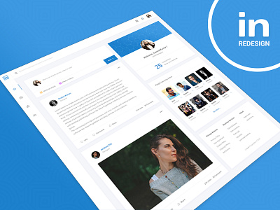 Linkedin Redesign app linkedin redesign web