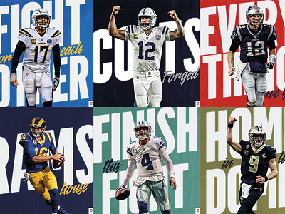 NFL PLAYOFFS HASHTAGS 2019 nfl photo photoshop playoffs sports typography