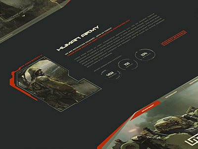 WW4 - Web Layout flat flat design futuristic hi-tech layout military minimal war web web design webdesign website
