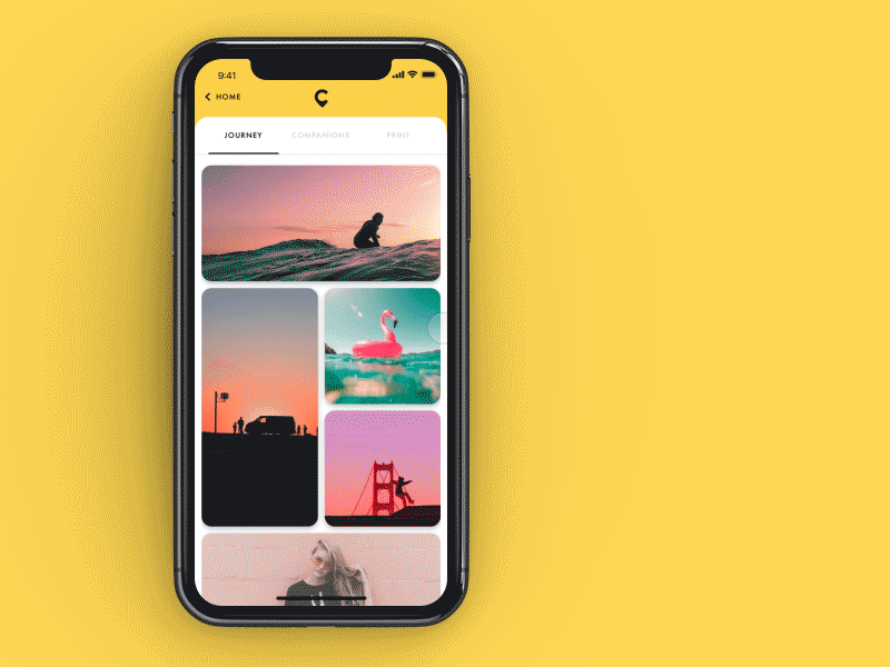 Cartographer - Observing A Memory adventure app brand holiday journey logo memory social travel ui ux