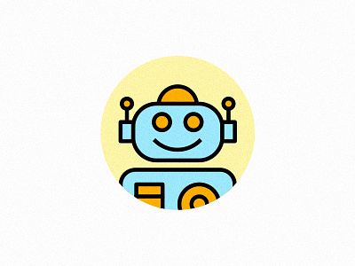 Robonamix bot cute mascot logo robot