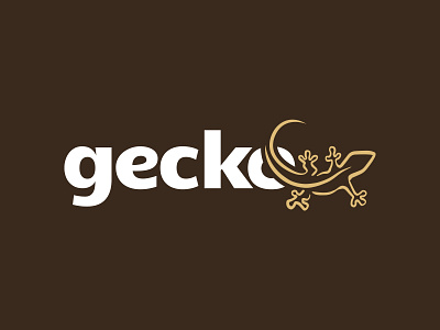 Gecko animal design gecho lettermark lizard logo typogaphy