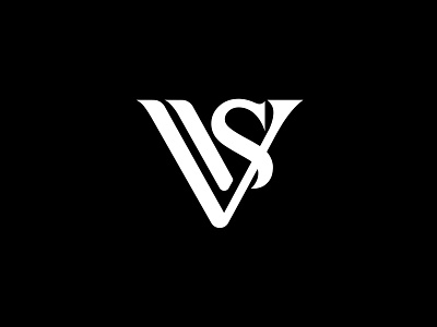 VVS letter lettermark serif typo vvs