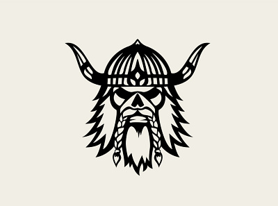 Berserker Warrior beard berserker castle knight long hairs skull soldier viking warrior